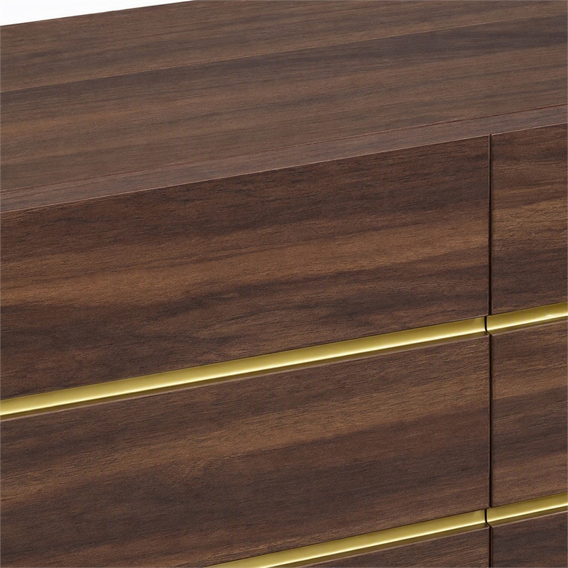 Pemberly Row 41 x 39 Glass and Laminate Mirror in Matte Walnut Finish