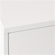 Pemberly Row MDF Wood & Metal 5-Drawer Bedroom Chest in White & Gold