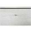 Pemberly Row Modern 5-Drawer Oak Wood Chest in White Washed Finish