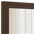 Pemberly Row 28x47 in Rectangular Wood Mirror in Acacia Brown Finish