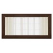 Pemberly Row 28x47 in Rectangular Wood Mirror in Acacia Brown Finish