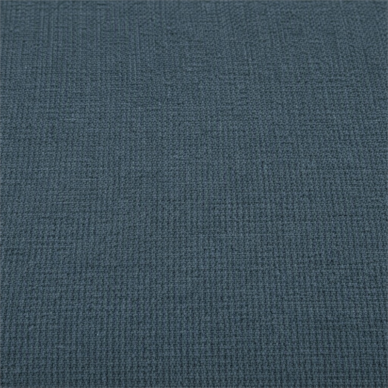 Pemberly Row Polyester Fabric Sofa Bed w/ Storage in Blue-Green Finish