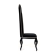 Pemberly Row Transitional Black Fabric Dining Chairs (Set of 2)