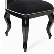 Pemberly Row Transitional Black Fabric Dining Chairs (Set of 2)