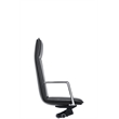 Pemberly Row Modern Black High Back Faux Leather Executive Office Chair
