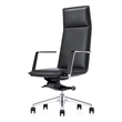 Pemberly Row Modern Black High Back Faux Leather Executive Office Chair