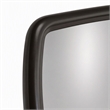 Pemberly Row Oval Glam Mirror in Black High Gloss Finish