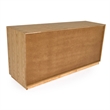 Pemberly Row Natural Finish Solid Wooden 6-Drawer Dresser