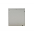 Pemberly Row Modern Faux Travertine Mirror with Wood-Based Frame