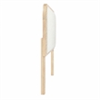 Pemberly Row Full/Queen Boucle Headboard in Natural with White Upholstery