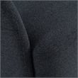 Pemberly Row Modern Fabric Swivel Accent Chair with Flared Arms in Charcoal