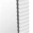 Pemberly Row Modern Rectangular Floor Mirror in Pearl White Finish