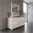 Pemberly Row 3-Drawer Self Closing Modern MDF Wood Dresser in White