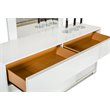 Pemberly Row 3-Drawer Self Closing Modern MDF Wood Dresser in White