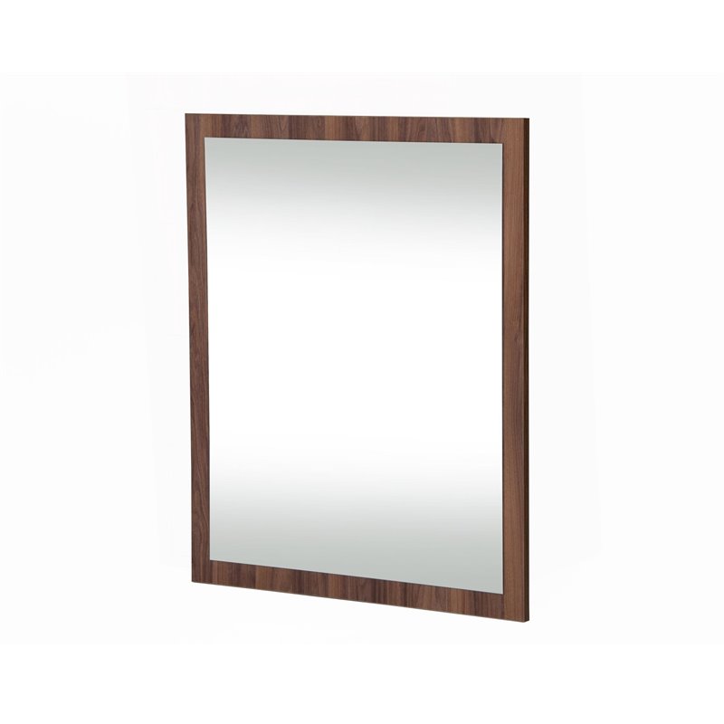 Pemberly Row 5-Drawer Self Closing Modern Wood Chest in Walnut Finish