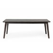 Pemberly Row Rectangular Mid-Century Acacia Wood Dining Table in Brown