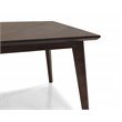 Pemberly Row Rectangular Mid-Century Acacia Wood Dining Table in Brown