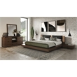 Pemberly Row 6-Drawer Wood Bedroom Dresser in Dark Walnut & Matte Black