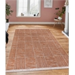 Pemberly Row 60 x 39.37 in Jute and Chenille Carpet in Orange