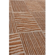 Pemberly Row 60 x 39.37 in Jute and Chenille Carpet in Orange