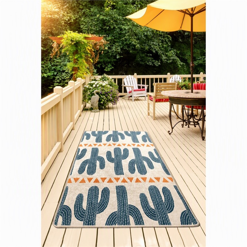 Pemberly Row Polyester Carpet with Felt Base 160 x 230 Multi-Color