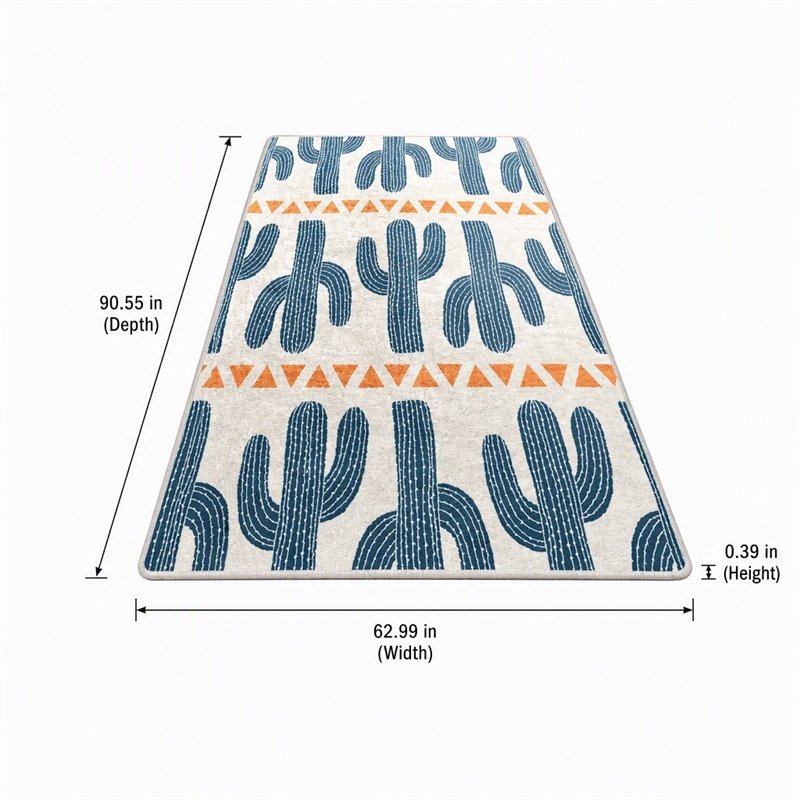 Pemberly Row Polyester Carpet with Felt Base 160 x 230 Multi-Color