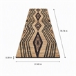 Pemberly Row Polyester Hall Carpet 80 x 200 Non-Slip Multi-Color