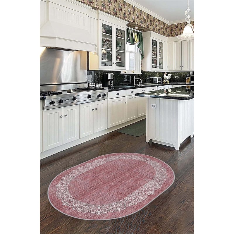 Pemberly Row Polyester Carpet with 3D Design 60 x 100 Multi-Color