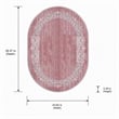 Pemberly Row Polyester Carpet with 3D Design 60 x 100 Multi-Color