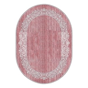 Pemberly Row Polyester Carpet with 3D Design 60 x 100 Multi-Color