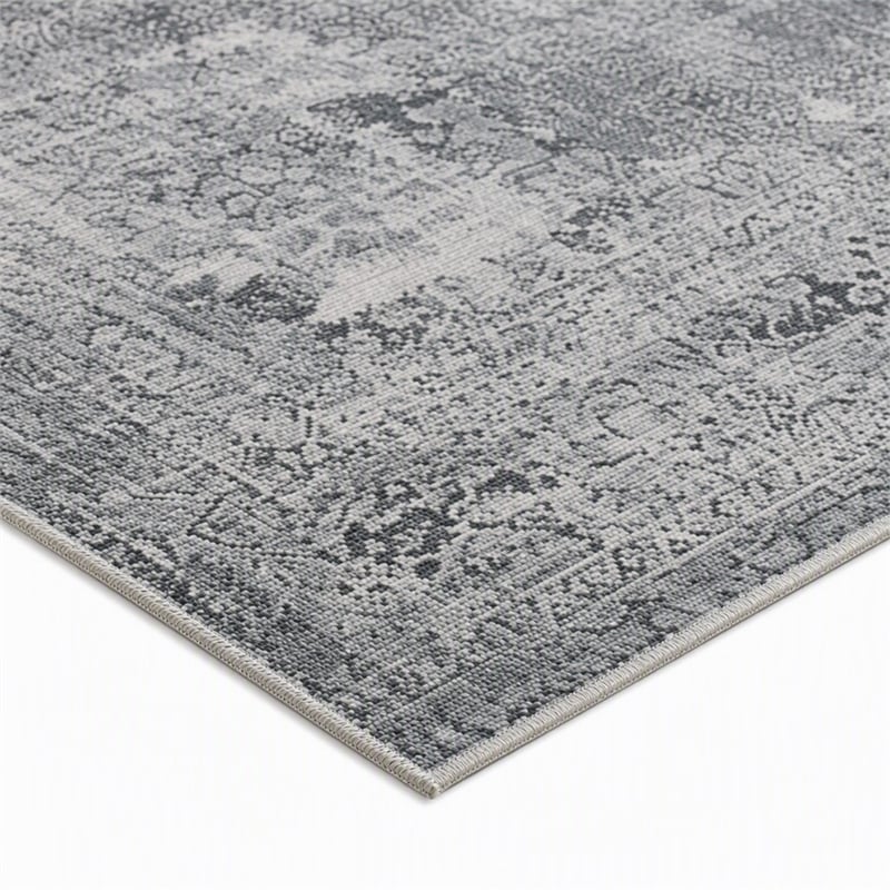 Pemberly Row Polyester Carpet with Dot PVC Base 60 x 100 Multi-Color