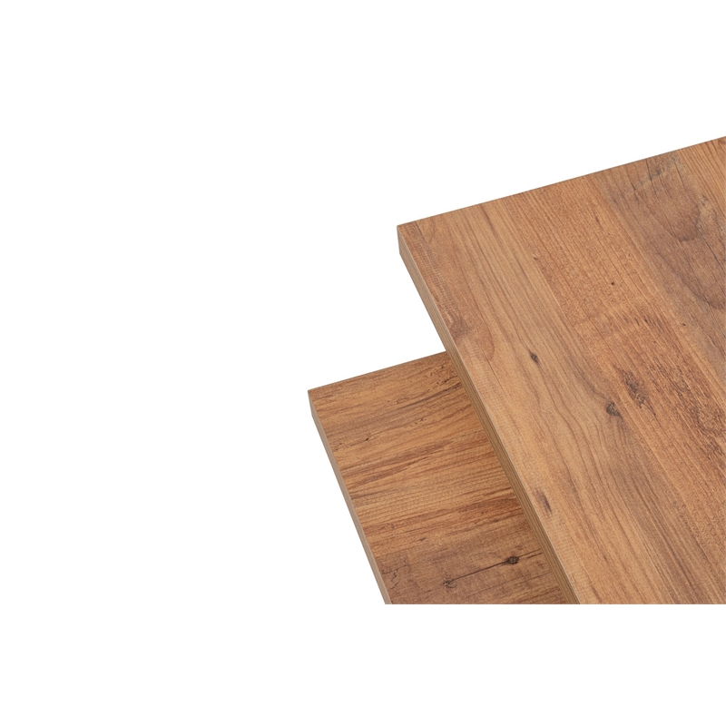 Pemberly Row Atlantic Pine Coffee Table Set with Modern Design