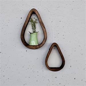 Pemberly Row Decorative Wooden Wall Shelf in High-Quality Plywood