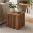 Pemberly Row Kup Side Table in Venezia Walnut Finish