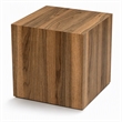 Pemberly Row Kup Side Table in Venezia Walnut Finish