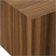 Pemberly Row Kup Side Table in Venezia Walnut Finish