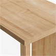 Pemberly Row Lun Side Table in Sapphire Oak Finish