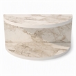 Pemberly Row Bella Nightstand in Marble-Like Ephesus Finish
