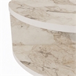 Pemberly Row Bella Nightstand in Marble-Like Ephesus Finish