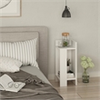Pemberly Row Elos Right Nightstand in Solid White
