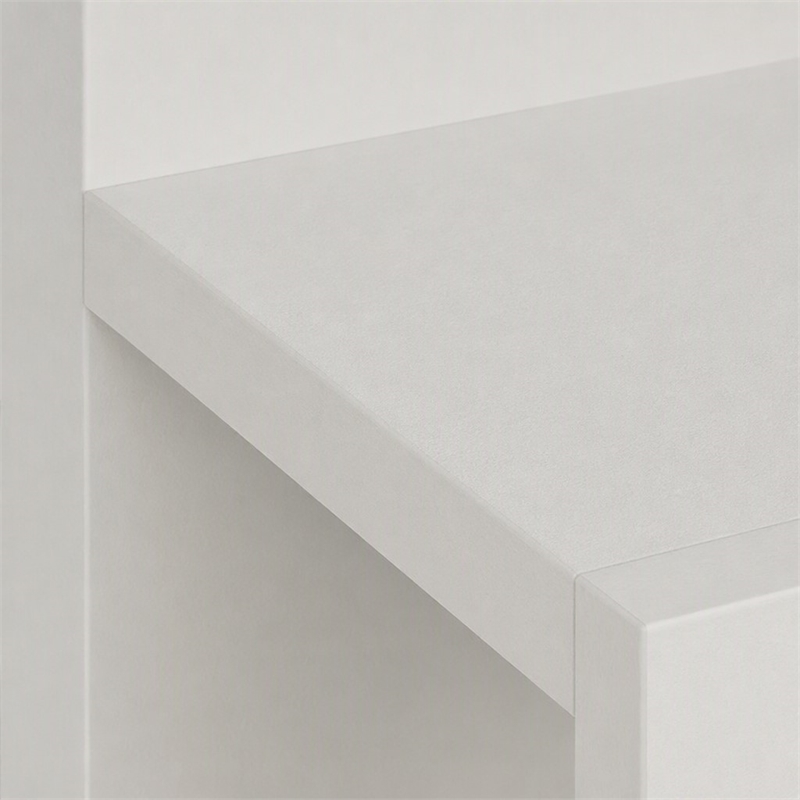 Pemberly Row Elos Right Nightstand in Solid White