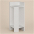 Pemberly Row Elos Right Nightstand in Solid White