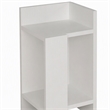 Pemberly Row Elos Right Nightstand in Solid White