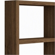 Pemberly Row Walnut Wall Shelf with Multiple Storage Levels