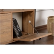 Pemberly Row Industrial Console in Atlantic Pine and Black