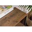 Pemberly Row Industrial Console in Atlantic Pine and Black