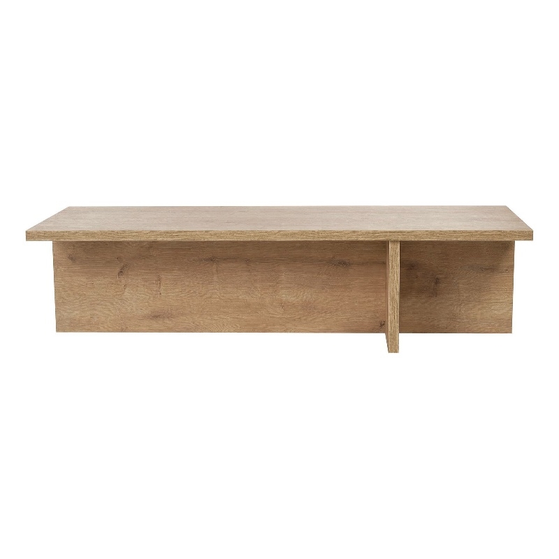 Pemberly Row Coffee Table in Sapphire Oak with Spacious Surface