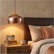 Pemberly Row Scandinavian Metal Chandelier in Gold