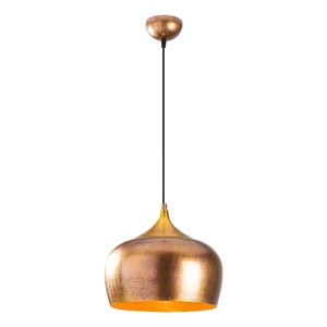 Pemberly Row Scandinavian Metal Chandelier in Gold