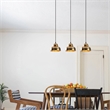 Pemberly Row Adjustable Height Scandinavian Vintage Iron Chandelier